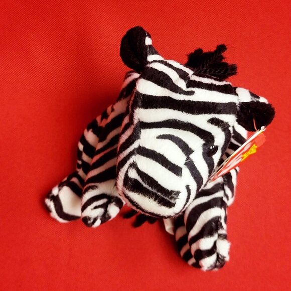 Ziggy The Zebra Beanie Babies Ty 1995 Animal Plush - Picture 11 of 13